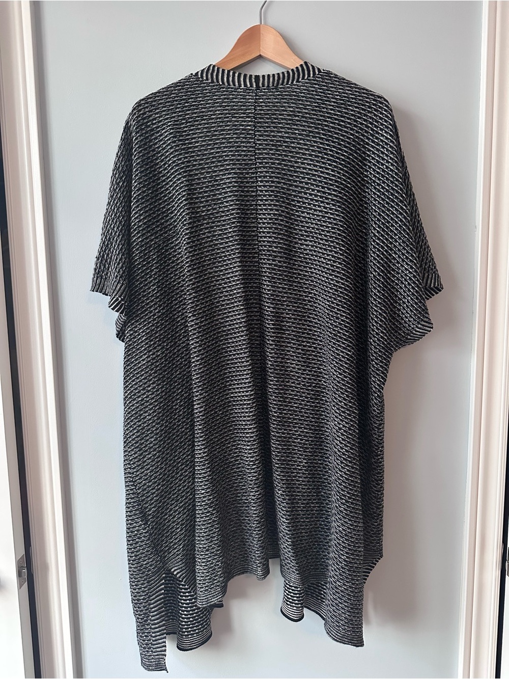 Eileen Fisher Woman 100% Organic Linen Striped Kimono Cardigan Duster 3X - Picture 4 of 10